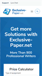 Mobile Screenshot of exclusive-paper.net