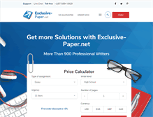 Tablet Screenshot of exclusive-paper.net